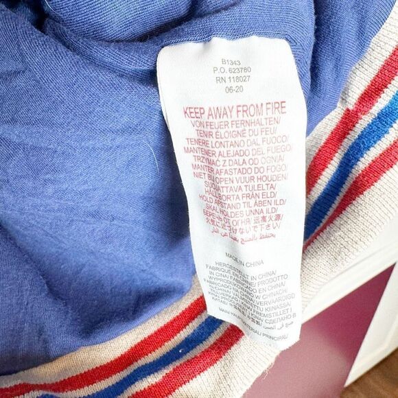 Mini Boden Ivory Space Race Embroidered Sherpa Half Zip Pullover Jacket 9-10 Yrs - Picture 7 of 10